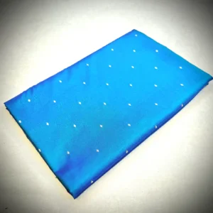 Sky Blue Katan Silk Saree with Minimal Butti Design